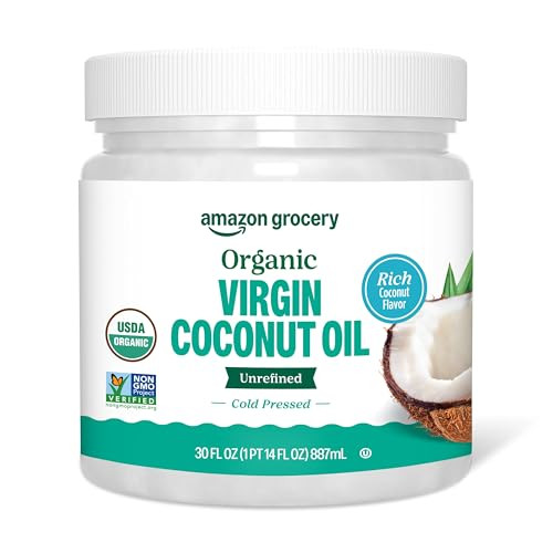 Amazon Grocery, Organic Virgin Coconut Oil, 30 Fl Oz | Amazon (US)