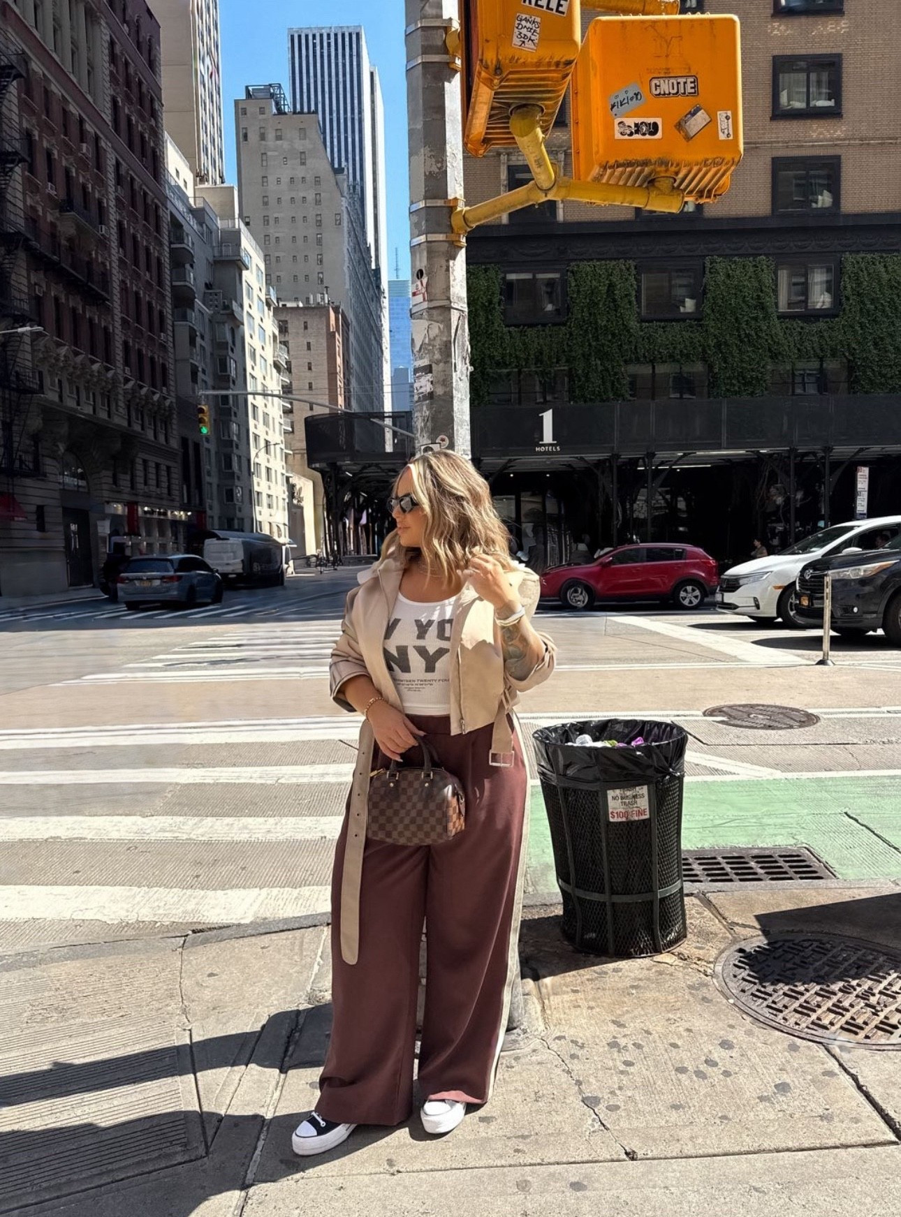 Pants size L regular length on major sale. 
Tank L 
Jacket xxl follow their size chart xxl is like a 12 
I also linked similar trench coat jackets as well. 
Use code shayna10 on Miranda Frye to save $ and free shipping. 

#LTKFindsUnder50 #LTKStyleTip #LTKSaleAlert