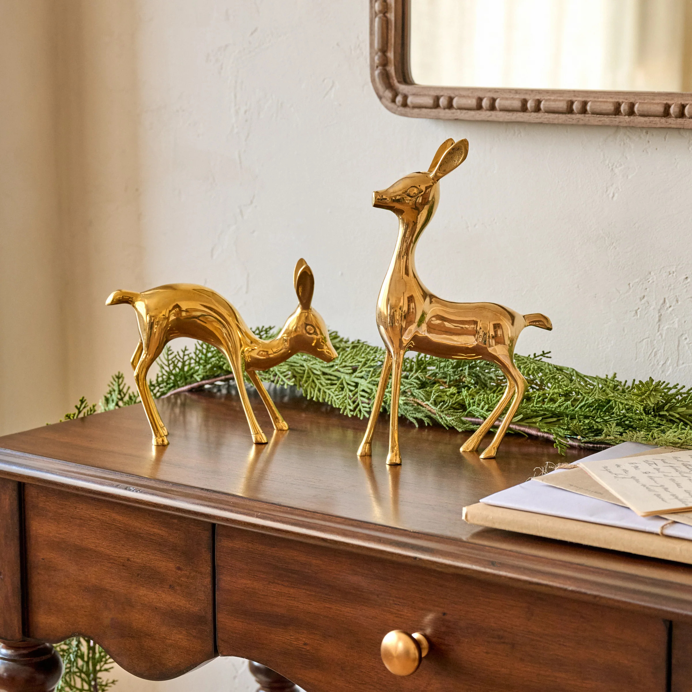 Decorative Brass Deer | Magnolia