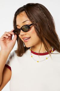 Oval Tinted Sunglasses | Forever 21 (US)
