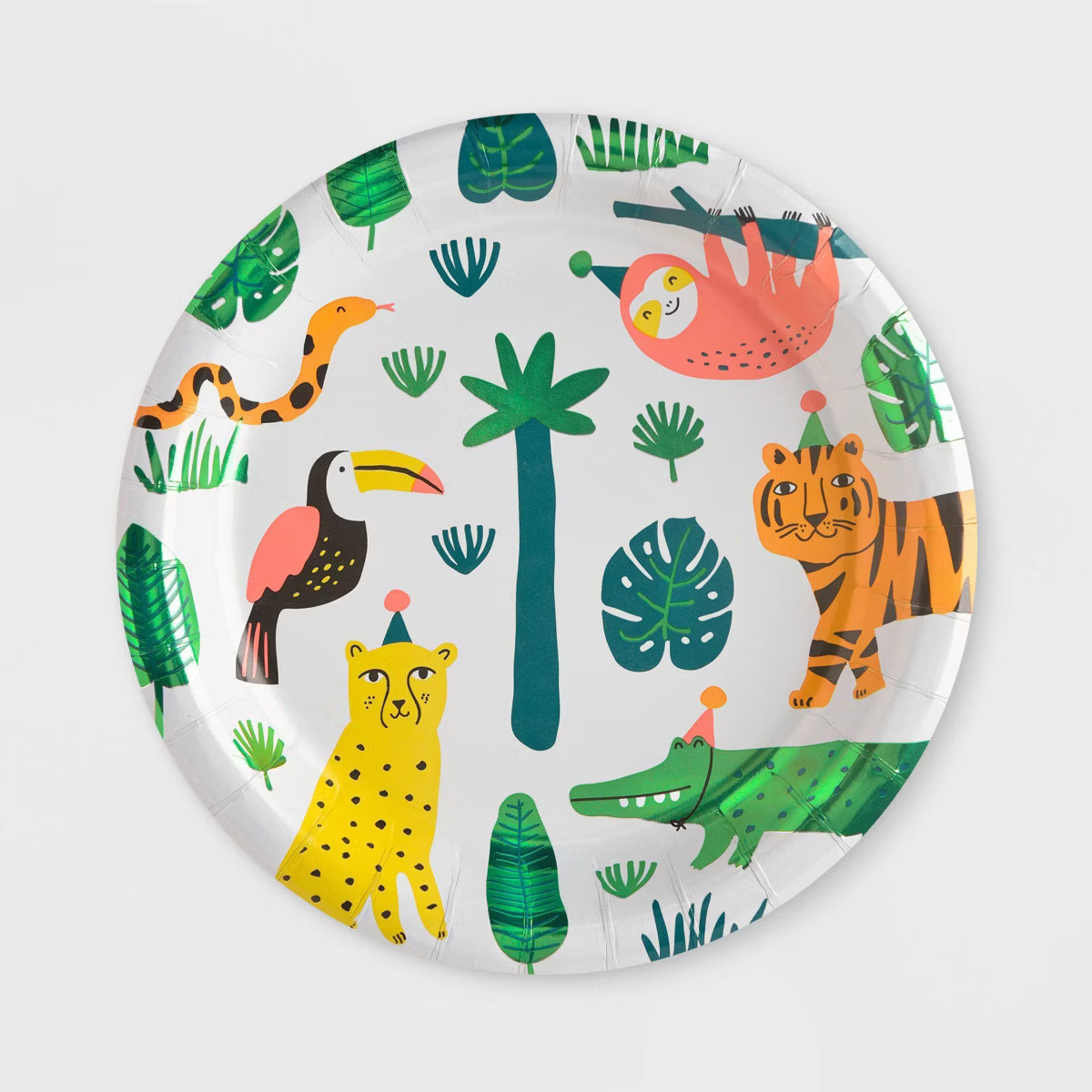 10ct Jungle Print Dinner Paper Plates - Spritz™ | Target