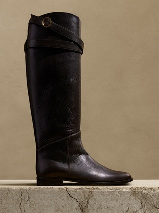 Cheval Leather Riding Boot | Banana Republic (US)