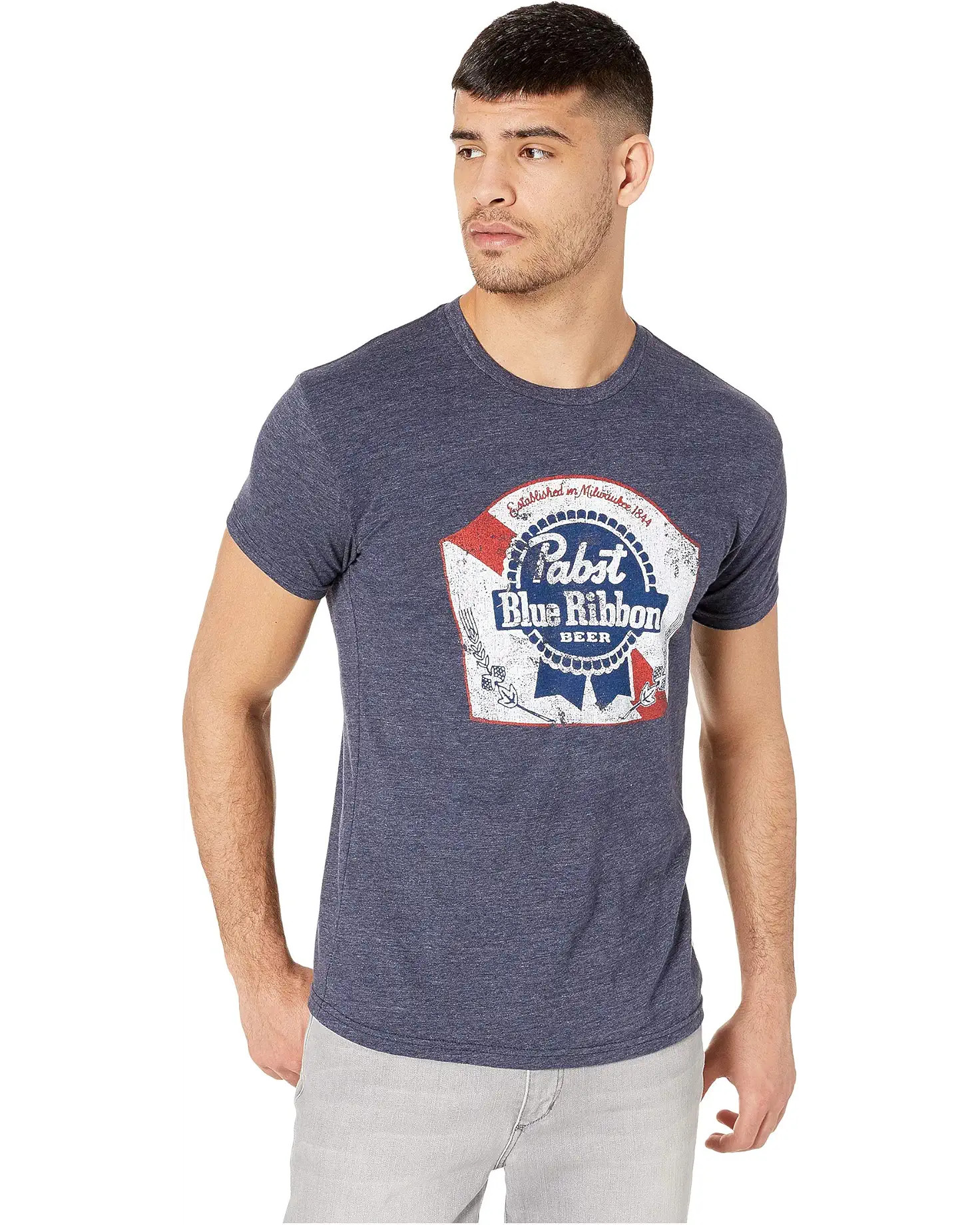 The Original Retro Brand Vintage Tri-Blend Pabst Blue Ribbon Tee | Zappos