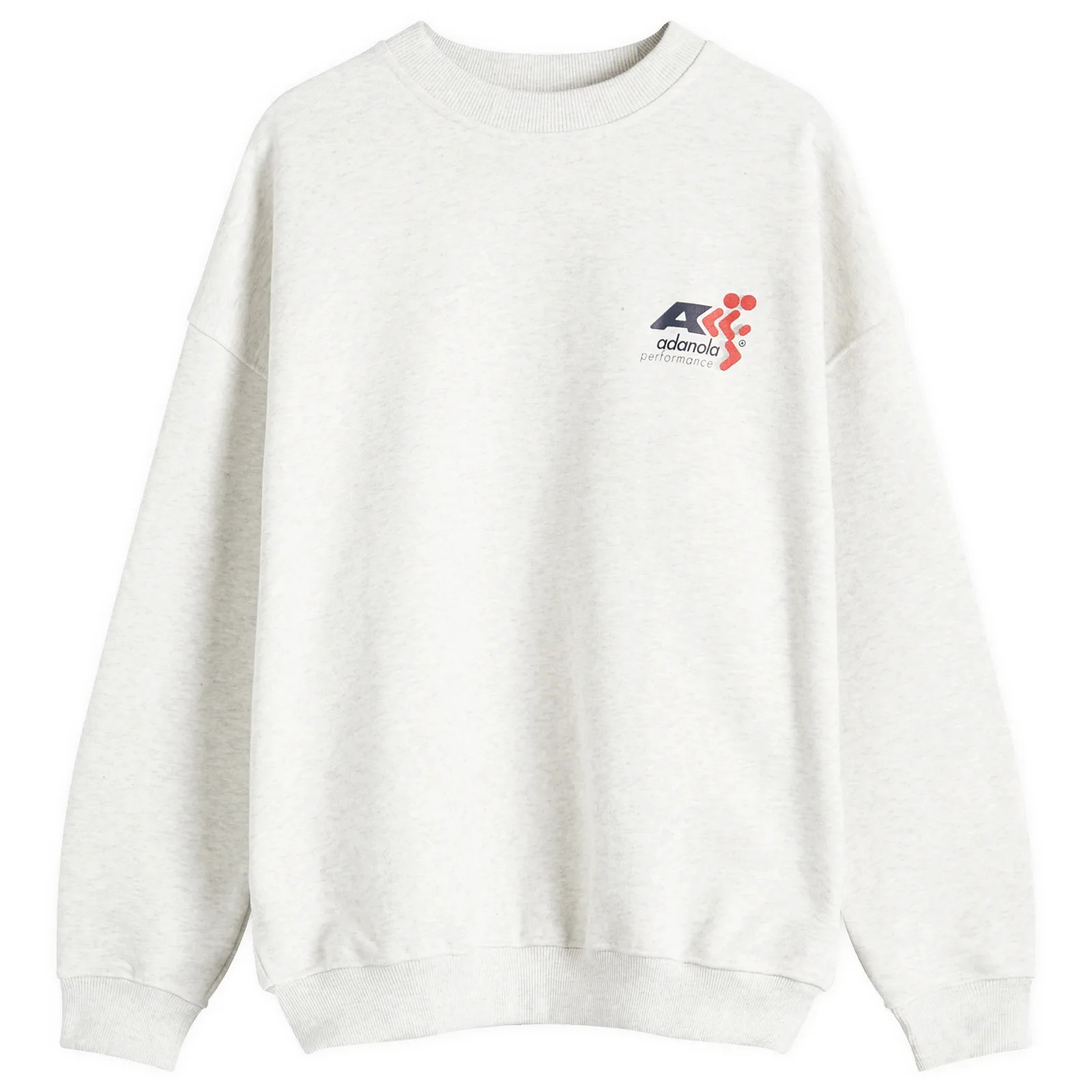 Adanola Women's Vintage Sports Oversized Sweatshirt in Light Grey, Size X-Large | END. Clothing