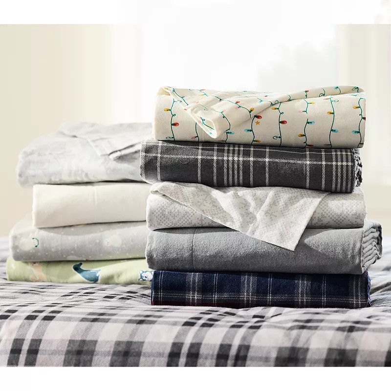 Flannel Sheet Set or Pillowcases | Kohl's