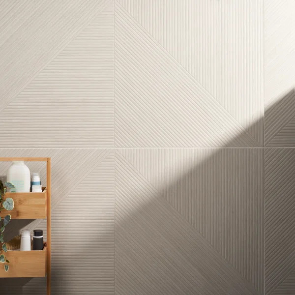 Refined Texture 23.62 in. x 47.24 in. Matte Porcelain Wood Look Wall Tile (15.49 Sq. Ft./ case) | Wayfair North America