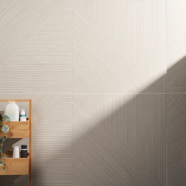 Refined Texture 23.62 in. x 47.24 in. Matte Porcelain Wood Look Wall Tile (15.49 Sq. Ft./ case) | Wayfair North America