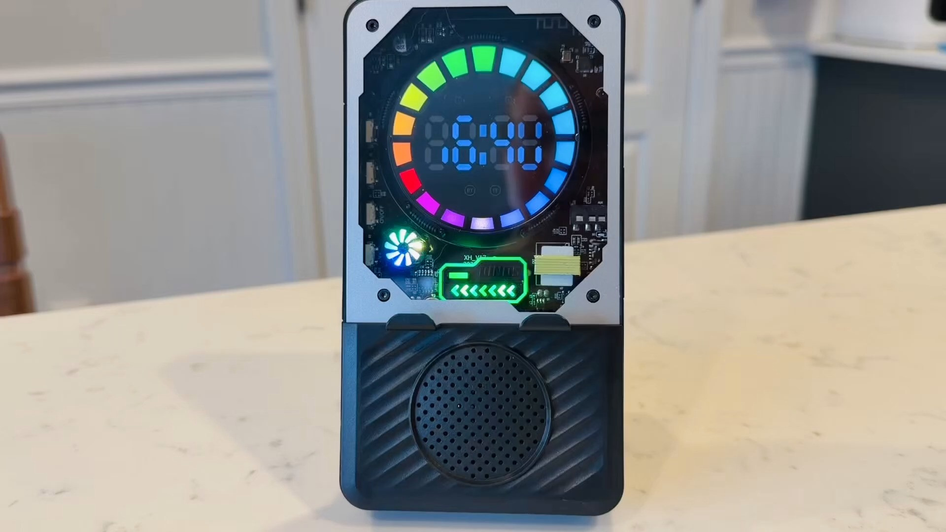 #ad This post contains affiliate links, which means I may earn a small commission if you make a purchase through my links.

This 5-in-1 wireless speaker combines several features in one compact device. It works as a Bluetooth speaker, phone stand, alarm clock, and also includes colorful lighting. The built-in phone holder makes it easy to watch videos or take calls while the speaker plays audio, making it a convenient option for a desk, bedside table, or home office setup. 

 #LTKSeasonal #LTKHome