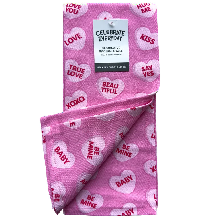 Heart Messages Decorative Kitchen Towel | Walmart (US)