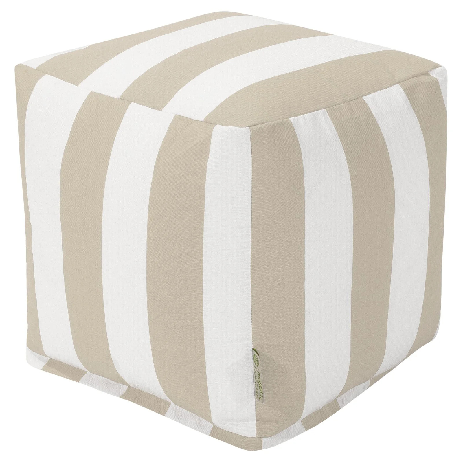 Majestic HomeMajestic Home Goods Vertical Stripe Indoor / Outdoor Fabric Cube PoufUSDNow $47.65wa... | Walmart (US)