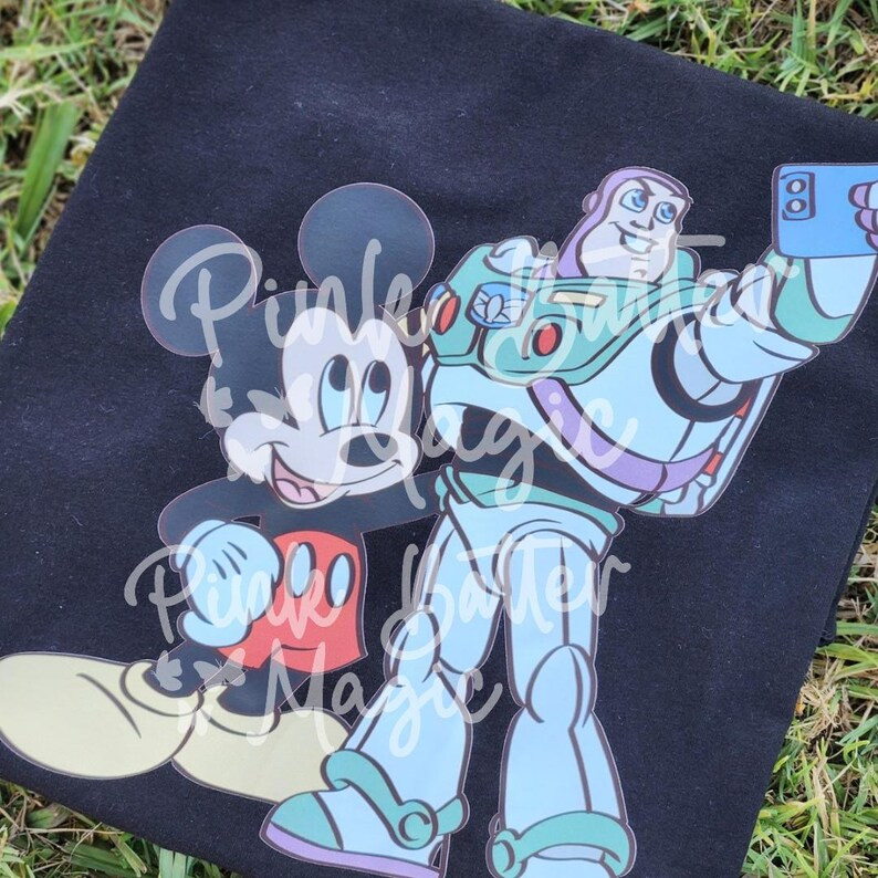 Magical Toy Friends Collection-- Adult Size Shirts, Park Cowgirl, Mouse Selfie, A Lotso Huggin, S... | Etsy (US)