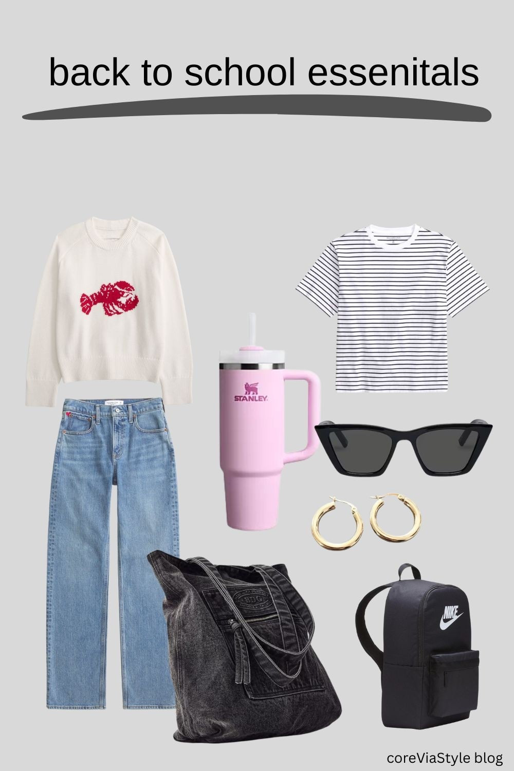 Get ready for the school year with stylish and practical must-haves! From classic white sneakers to the perfect backpack, these back-to-school essentials are trendy, comfy, and totally wearable. Click now and shop your favorites!

Freshly tagged- everything is in stock as of September 2025