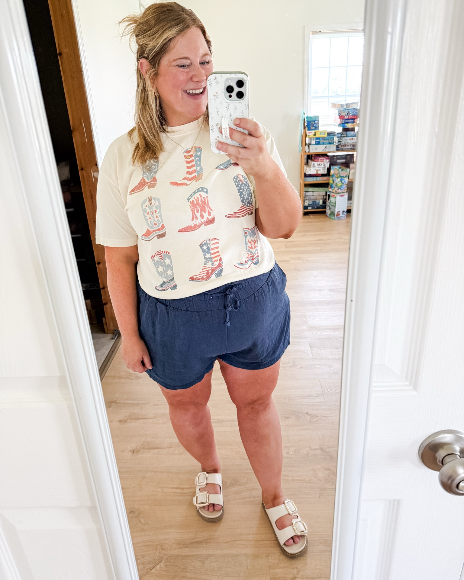 Wearing an XL in my tee (use code STEPHSHARES20 to save at Mountain Moverz) and an XXl in my shorts

#LTKmomlife #LTKMidsize #LTKBump