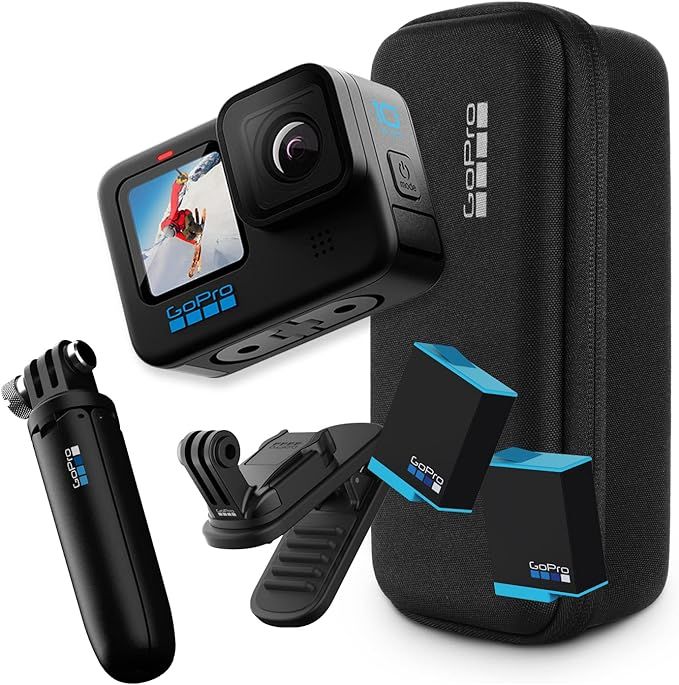 GoPro HERO10 Black Accessory Bundle - Includes HERO10 Camera, Shorty (Mini Extension Pole + Grip)... | Amazon (US)
