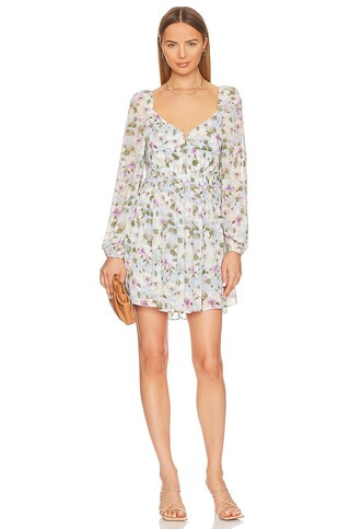 ASTR the Label Carina Dress in Blue Multi Floral from Revolve.com | Revolve Clothing (Global)