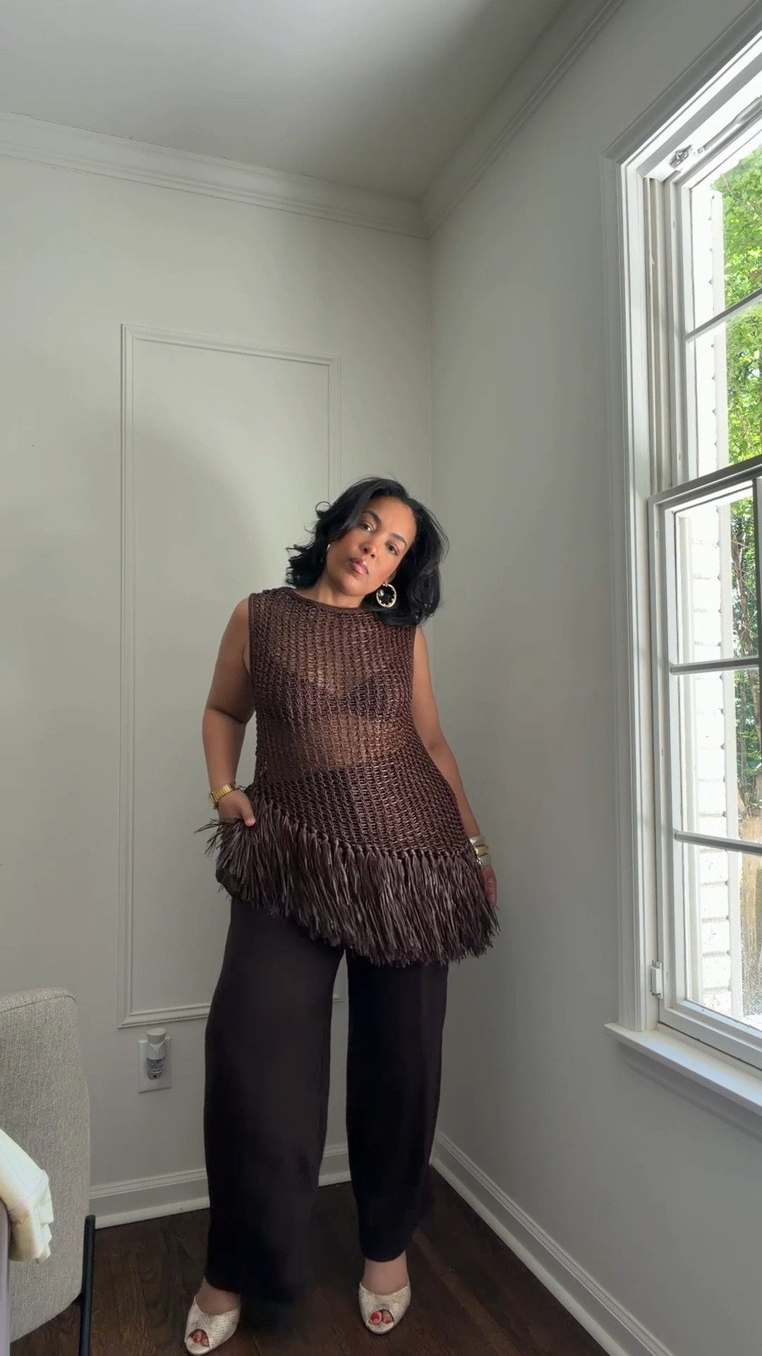 GRWM - how fun is this @ASOS top? 

@stevemadden-us shoes 
H&M pants 
@PHLUR Amber Haze 

#LTKootd #LTKMidsize #LTKgrwm