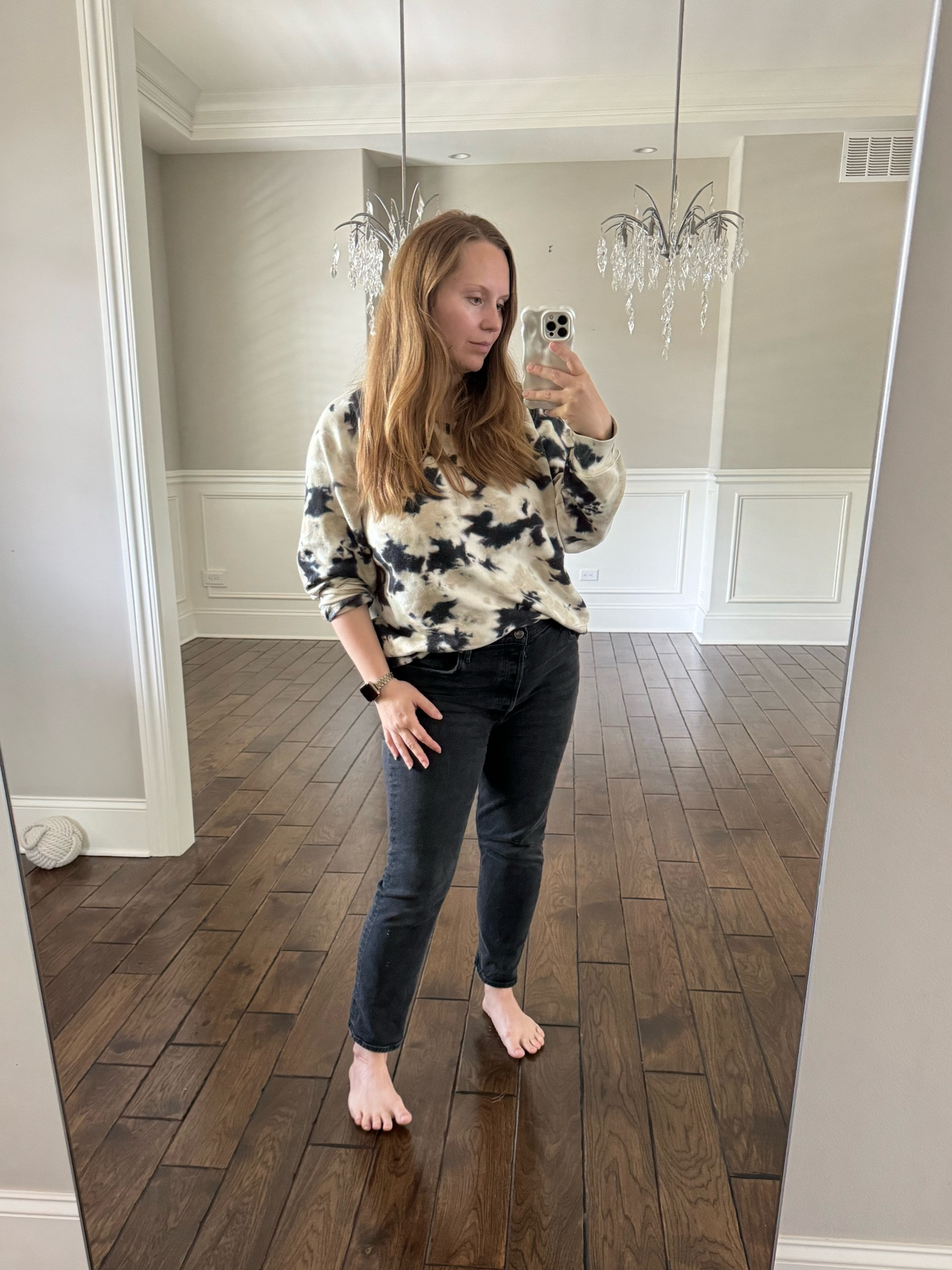 So happy I can wear jeans again

#LTKMidsize