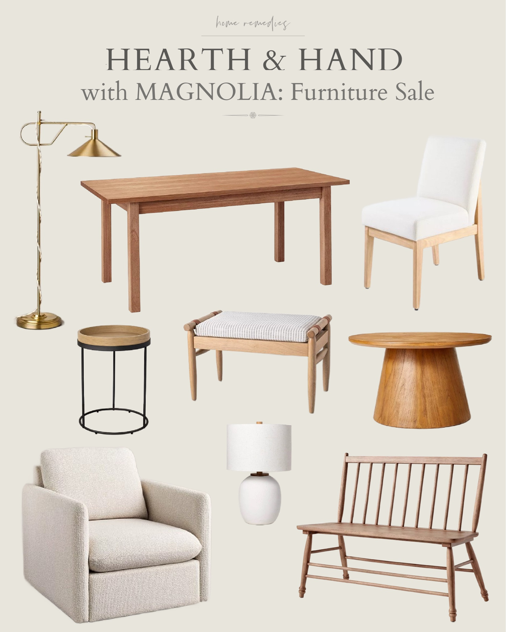 Grab these Hearth & Hand with Magnolia furniture favorites for up to 40% off this week! Such a great time to pick up a few extra pieces without breaking the bank! modern organic, modern farmhouse, cottage, dorm room, guest house, dining room, breakfast nook, living room, family room, entryway


#LTKHome #LTKStyleTip #LTKSaleAlert