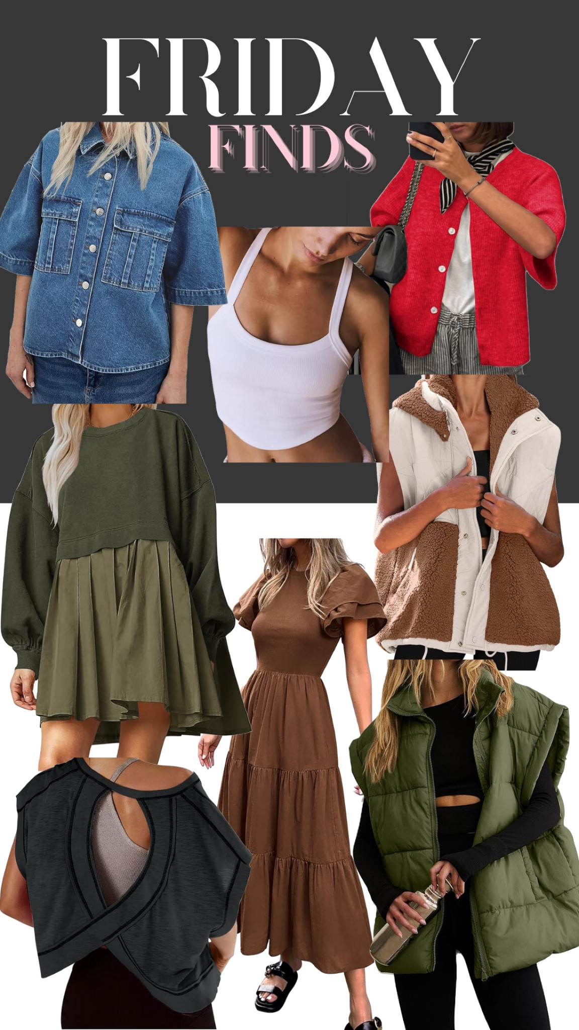 ✨ Friday Finds ✨

Today is all about effortless style Whether you’re heading to the office, out for brunch, or enjoying a casual date night, I’ve got you covered! 👗 

#LTKStyleTip #LTKSaleAlert #LTKFindsUnder50