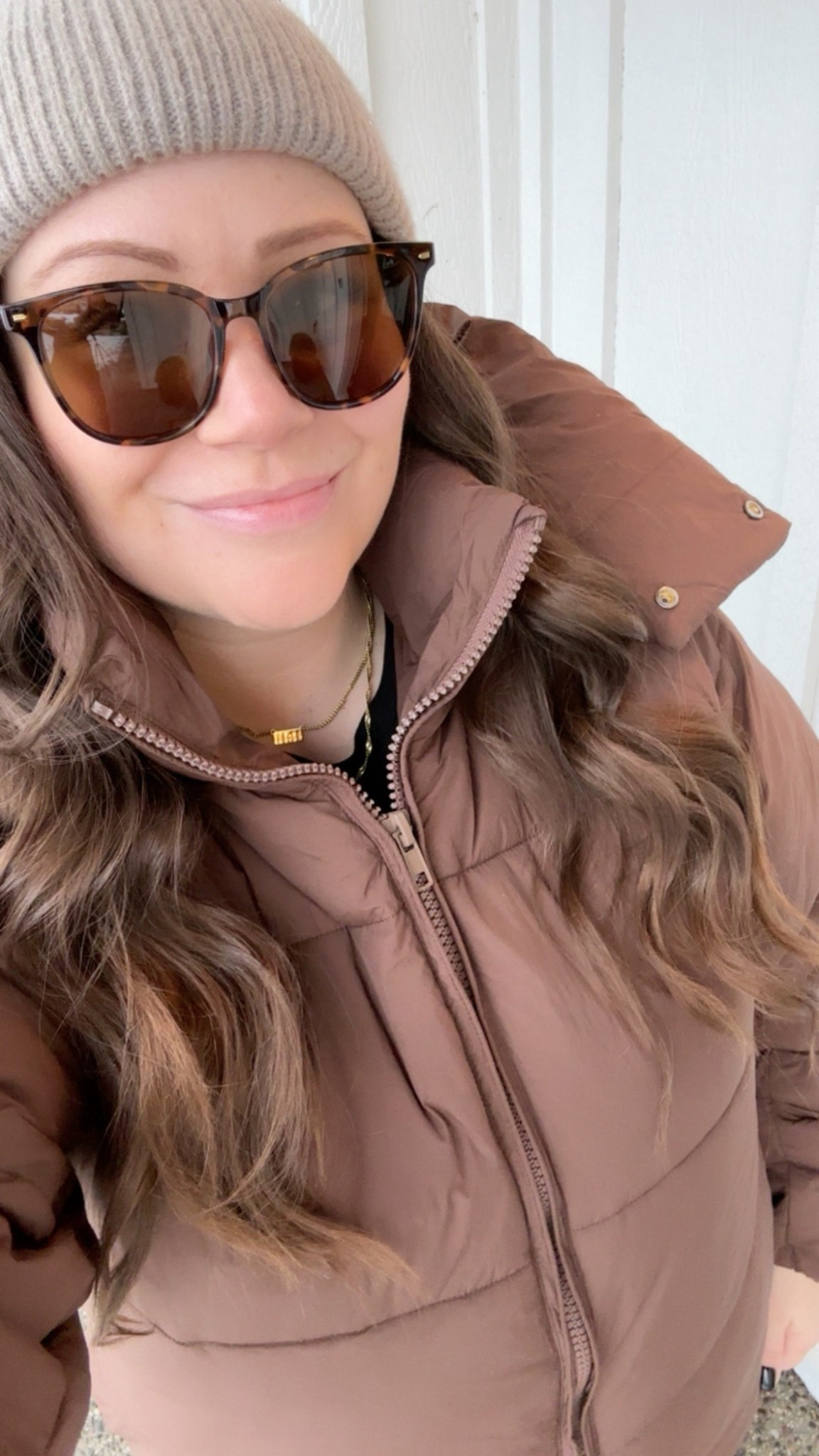 S T Y L E / picked up this 2-pack of big-frame sunglasses and they’re just right. I cannot be trusted with pricey sunglasses, so budget replacements it is—especially with my habit of leaving a pair behind at every social event I attend 🙃

Most of my outfit is from Amazon Canada: 
+ beanie
+ sunglasses 
+ oversized long sleeve (love the fit & material) LG tts
+ quilted puffer LG tts (not as dark brown as appears in photo 
+ winter boots 10 a little roomier but wouldn’t size down

#LTKcanada #LTKwinter #LTKstyletip