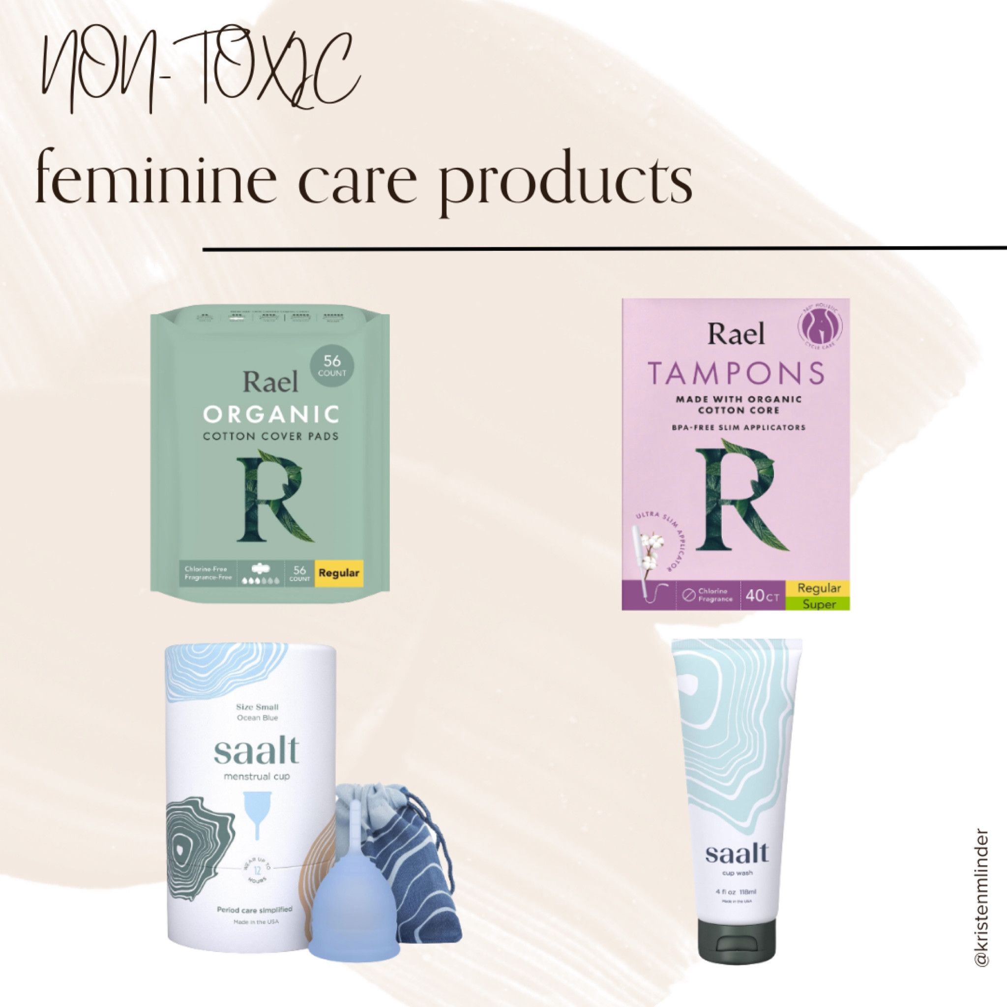 Non-toxic feminine care. Clean beauty. Ewg certified. Sustainable feminine care  

#LTKunder50 #LTKFind #LTKU