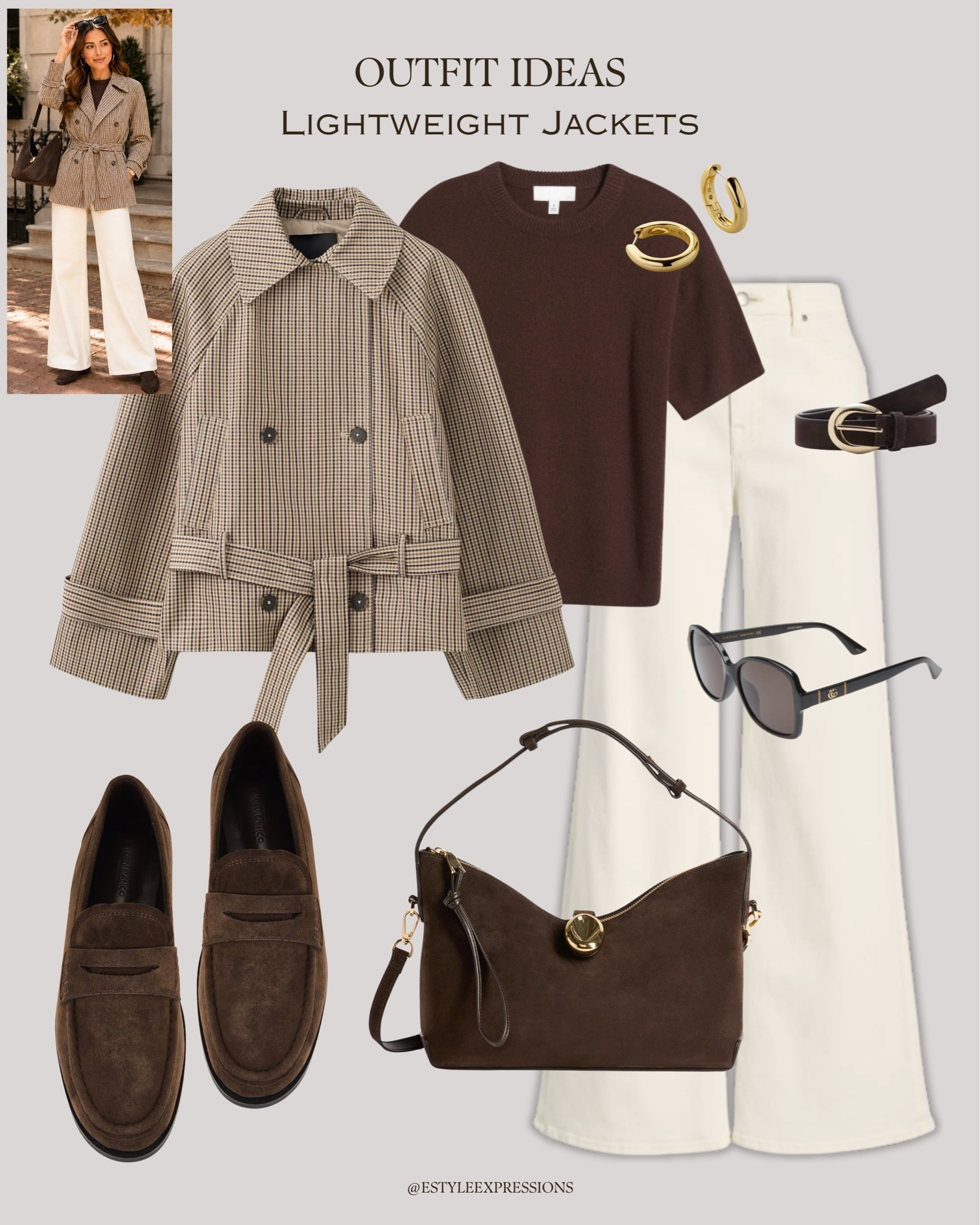 Transitional Outfits with Lightweight Jackets!✨ From cozy cardigans to funnel neck jackets and chic tweeds, these effortless layers are perfect for throwing over tees, tanks, or lightweight knits-ideal for crisp mornings and breezy evenings.🤎🍂

#LTKworkwear #LTKjeans #LTKstyletip