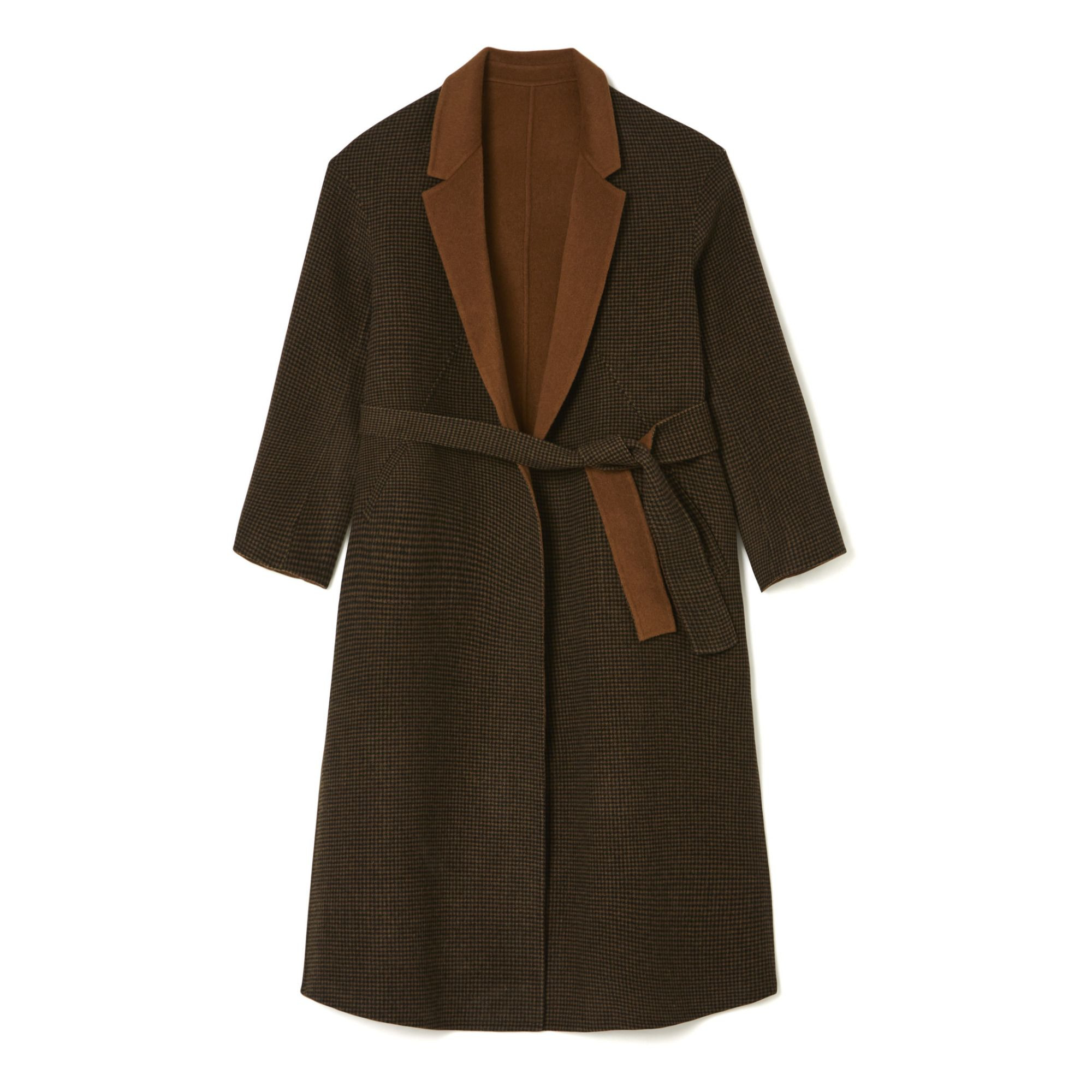 Sully Reversible Woollen Coat - Women’s Collection - Chocolate Louise Misha Fashion Adult | Smallable DE