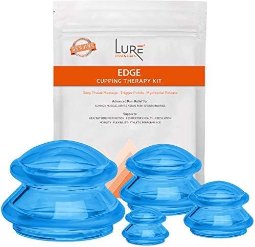 Advanced Cupping Therapy Sets - Edge Flex Silicone Vacuum Suction Cupping Cups for Muscle and Joi... | Amazon (US)