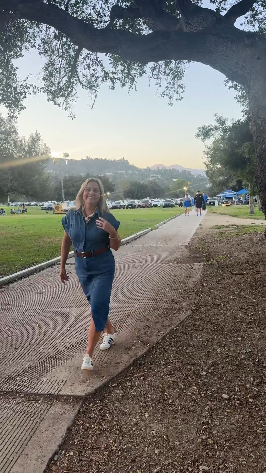 We were lucky enough to get invited to the Ucla football game this weekend. We had an absolute blast. I knew I wanted to wear something cute and also be prepared for hot and cool weather. This dress was just perfect. ￼

#LTKdayinmylife #LTKOver40 #LTKootd