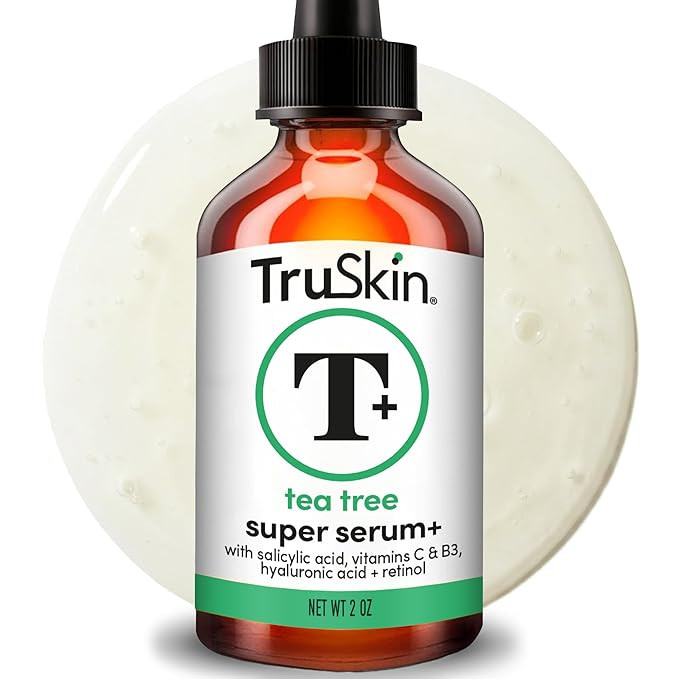 TruSkin Tea Tree Oil Acne Treatment Serum for Face – Salicylic Acid, Niacinamide, Vitamin C & R... | Amazon (US)