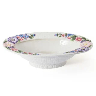 Fitz and Floyd Jardin Centerpiece Bowl, 18 Inch - Bed Bath & Beyond - 42435517 | Bed Bath & Beyond