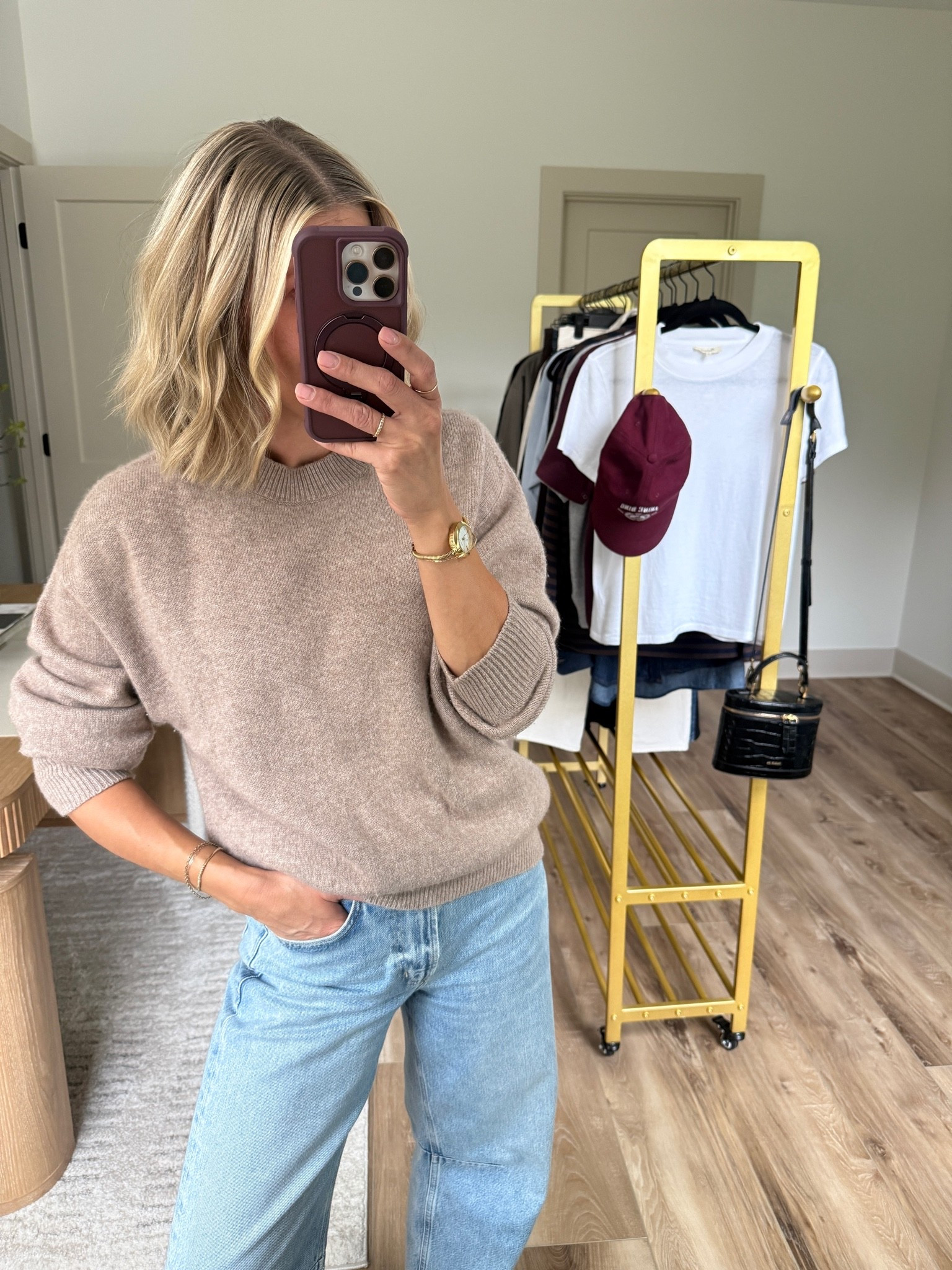 Wearing small (relaxed fit)

#LTKootd #LTKOver40 #LTKSeasonal