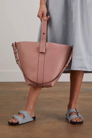 Sullivan Leather Bag in Dusty Pink | Hampden Clothing