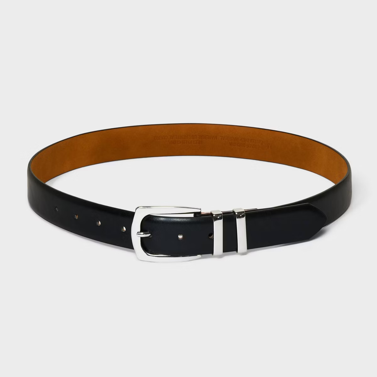 Women's Double Keeper Belt - A New Day™ Black | Target