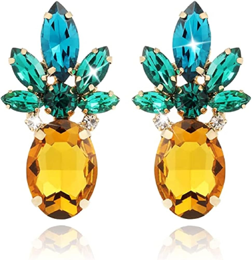 Nobrand Pineapple Earrings Jewelry Gifts for Women Teens Girl-1 Pair by | Amazon (US)