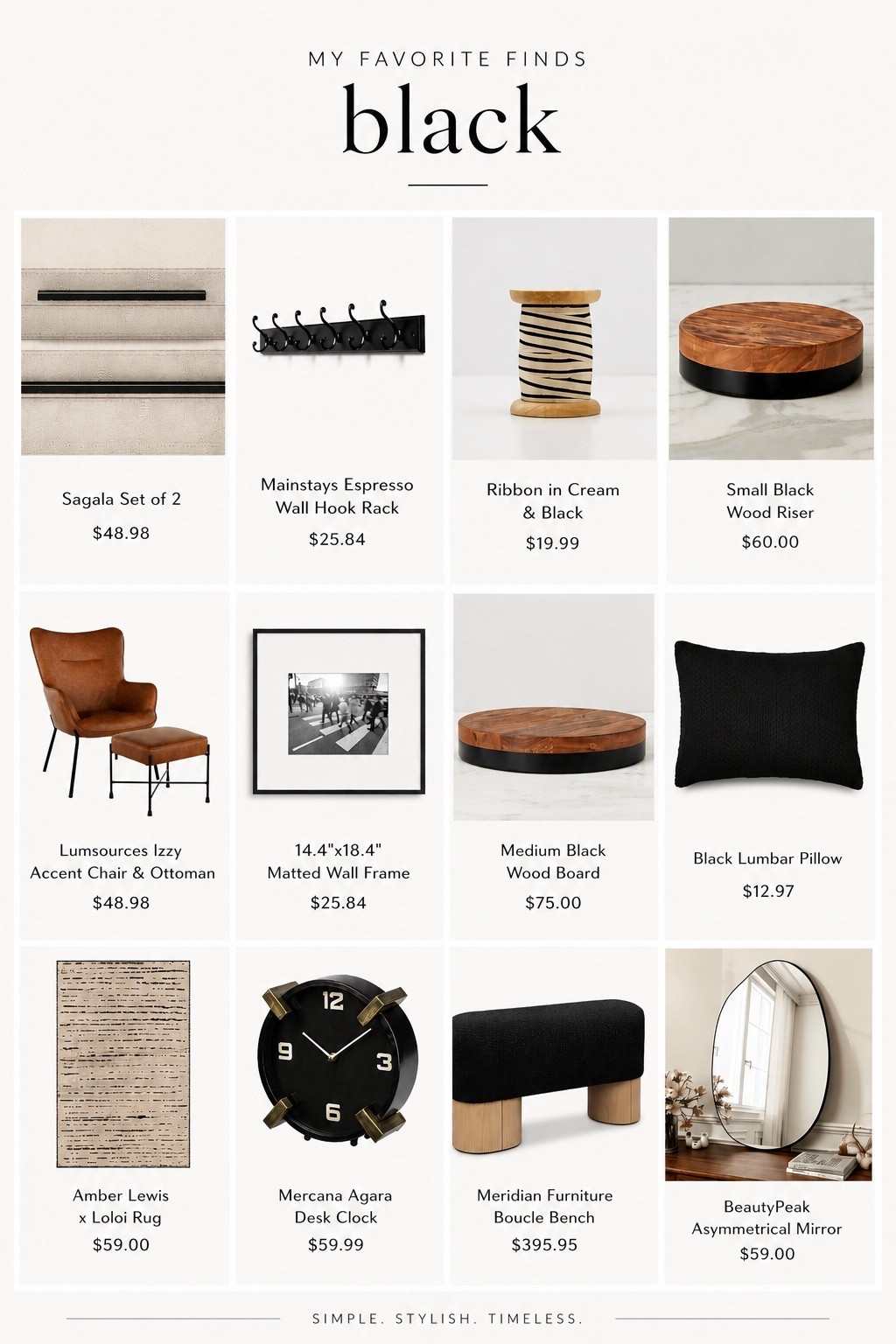 Black Accents I’m Loving Right Now

A curated mix of timeless black accents and cozy neutral pieces that instantly elevate a space. From statement mirrors and textured pillows to warm wood + black decor, these are the pieces giving that collected designer look without feeling overly trendy. Perfect for a modern rustic, RH-inspired home.

#LTKHome #LTKSaleAlert
