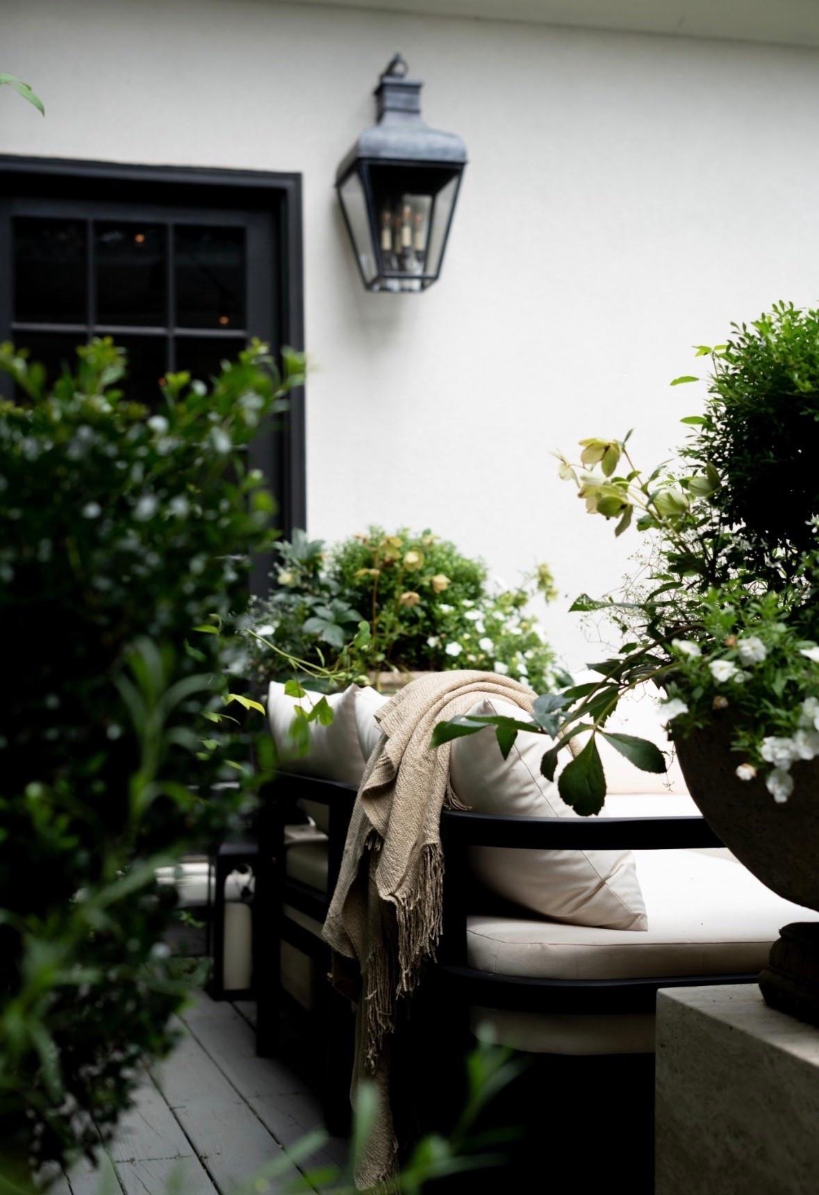 There’s just something magical about an outdoor space that feels like an extension of your home—and this patio is giving all the right vibes! I styled it with classic black and white pieces, layered in cozy textures, and brought it to life with lush greenery and topiary trees. That fountain? It adds the dreamiest sound and makes the whole space feel like a European courtyard. I even tucked in a few veggies and herbs—because why not mix gorgeous and functional? Whether you're hosting friends or sipping coffee solo, this setup is equal parts chic and comfortable.

#LTKSeasonal #LTKHome #LTKSaleAlert