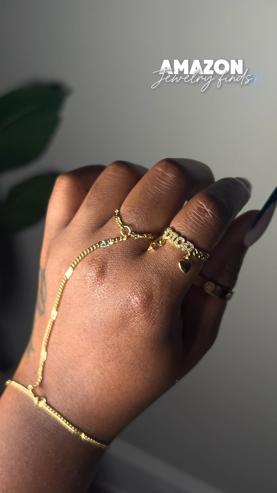 Hand chain and index ring are the most recent jewelry finds. The thumb ring I’ve had a year with no tarnishing, but I also have only washed my hands with it 2 times maximum. 

#LTKFindsUnder100 #LTKVideo #LTKGiftGuide