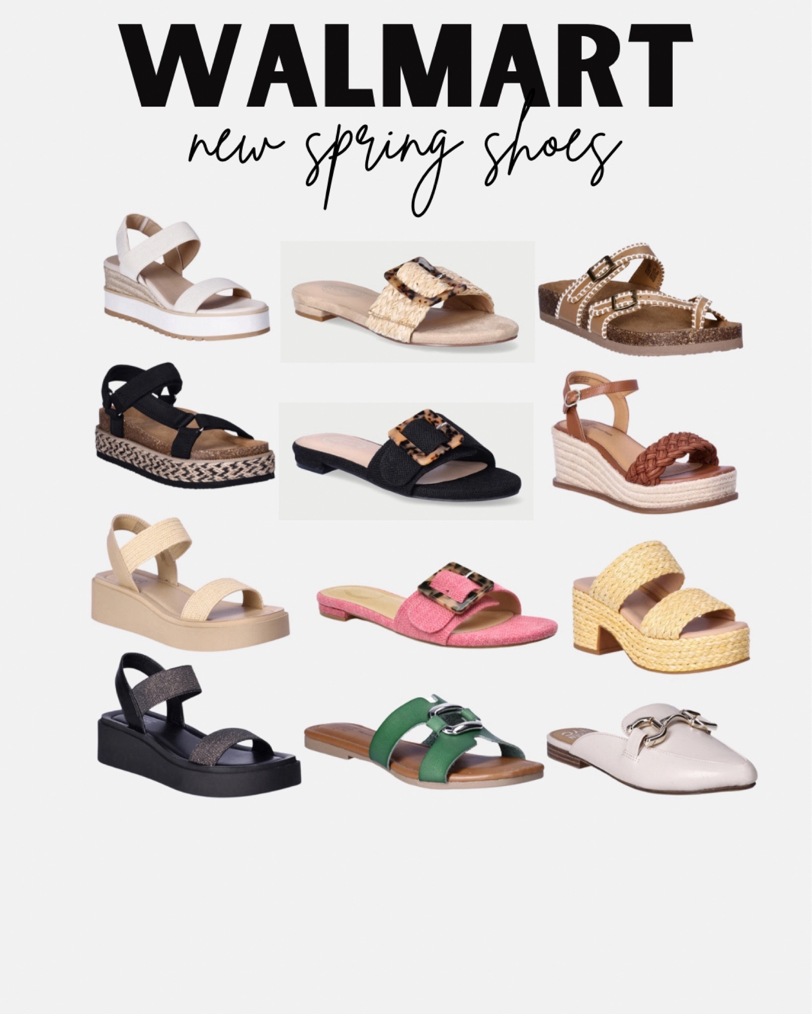 More new spring shoes from Walmart!








Walmart. Walmart fashion. Walmart style. Spring fashion. Spring arrivals. Spring shoes. Sandals. Wedges. Wedge sandals. Platform slide sandals. Woven double band sandals. Block heel sandals. Platform sandals. Knot wedge sandals. Spring style. Spring new arrivals. Women’s sandals. Women’s shoes. Women’s new arrivals. 

#LTKfindsunder100 #LTKfindsunder50 #LTKshoecrush