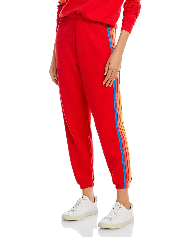 Rainbow-Stripe Sweatpants in Red Neon Rainbow | Bloomingdale's (US)