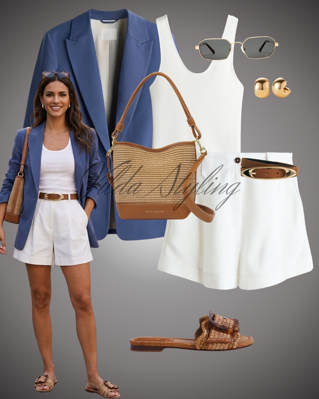 Blue blazer + white basics = the perfect chic summer combo 💙✨
Effortless, classy, and easy to wear from brunch dates to city strolls. The woven accessories add the perfect touch of elegance 🤍👜

#LTKStyle #SummerOutfit #BlazerStyle #EffortlessChic #NeutralStyle #FashionInspo #EverydayStyle #ClassicStyle #OOTD #SummerFashion

#LTKspring #LTKuk #LTKsummer
