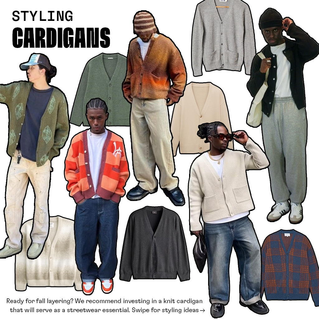 Ready for fall layering? We recommend investing in a knit cardigan that will serve as a streetwear essential. 

#mensfallfashion #cardigan #streetwear 

#LTKMens #LTKStyleTip