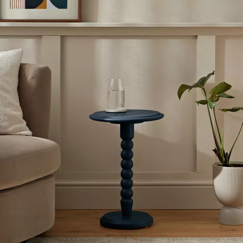 Buy Habitat Blaire Bobbin Side Table - Navy | Side tables | Argos | argos.co.uk