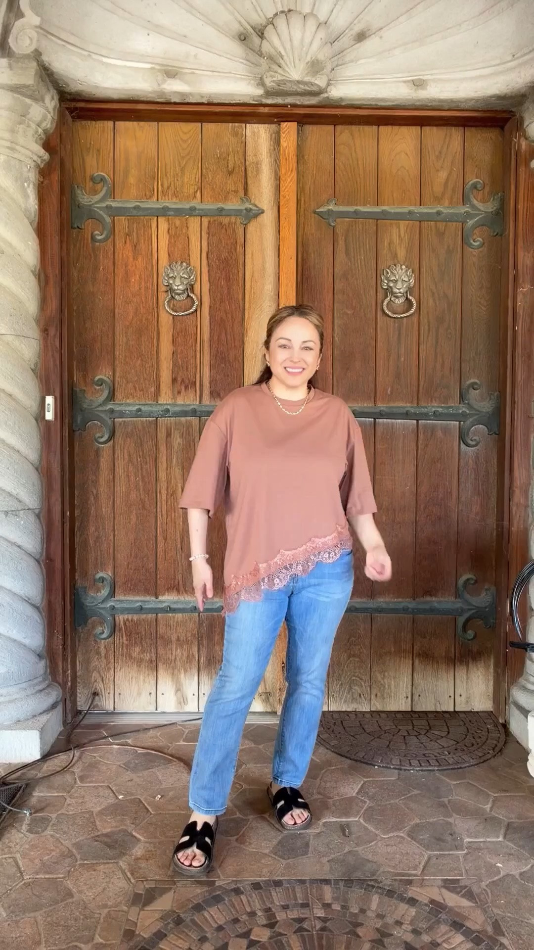 Easy, comfy, and effortlessly cute 🤎✨ This lace-trim top + classic jeans combo is perfect for those days when you want to look put together without trying too hard. Finished with my favorite comfy sandals! 🩴💕 Shop my look on LTK! #LTKStyle #CasualStyle #EverydayOutfit #ComfyChic #AmazonFinds

#LTKgrwm #LTKootd #LTKdayinmylife