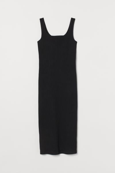 Fitted Calf-length Dress | H&M (US + CA)