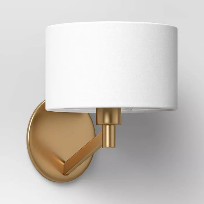 Modern Arm Wall Sconce Brass - Project 62™ | Target
