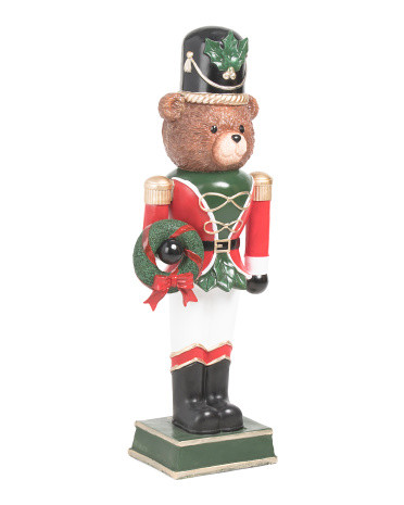 47in Outdoor Safe Bear Soldier | TJ Maxx