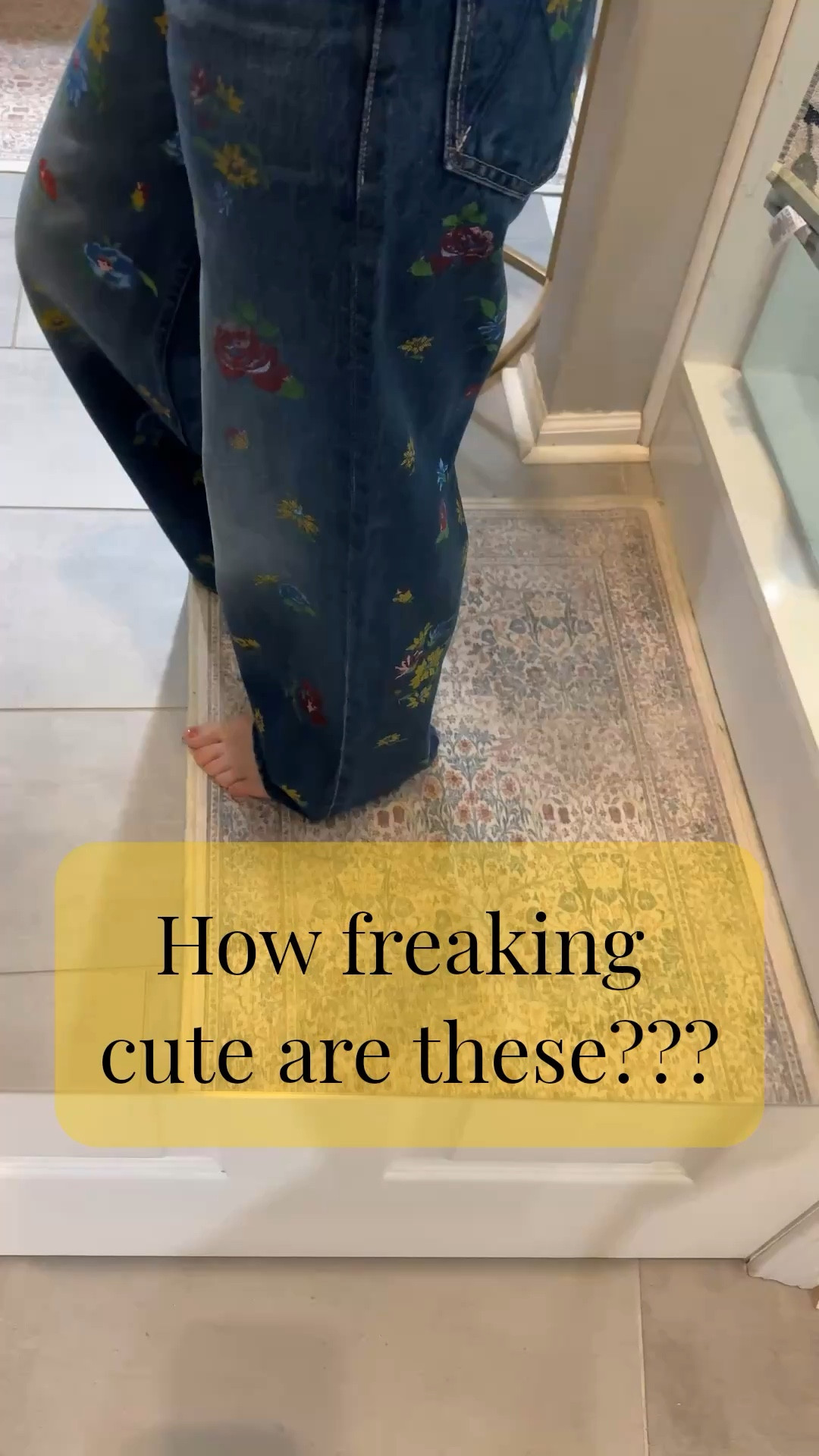 I love these jeans!!!!  So nice - I do feel like they run 1-2 sizes small. They have NO STRETCH. I am wearing a 26 (my norm is 25). I think a 27 would honestly fit better.  I normally wear a petite inseam (5’4) but tried these in regular and petite I kept the regular so that I could wearing a small heel. The petite hit just above my foot - it felt awkward. 

#LTKootd #LTKvlog #LTKPetite
