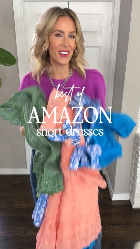 Best of Amazon short dresses! You will love these Amazon spring, and summer dresses! Great wedding guest dresses, beach dresses, vacation dresses, and more! True to size and all available in other colors. 

Short dressed, above the knee dress, flutter sleeve dress, tie, shoulder dress, country concert dress 

#LTKfindsunder100 #LTKfindsunder50