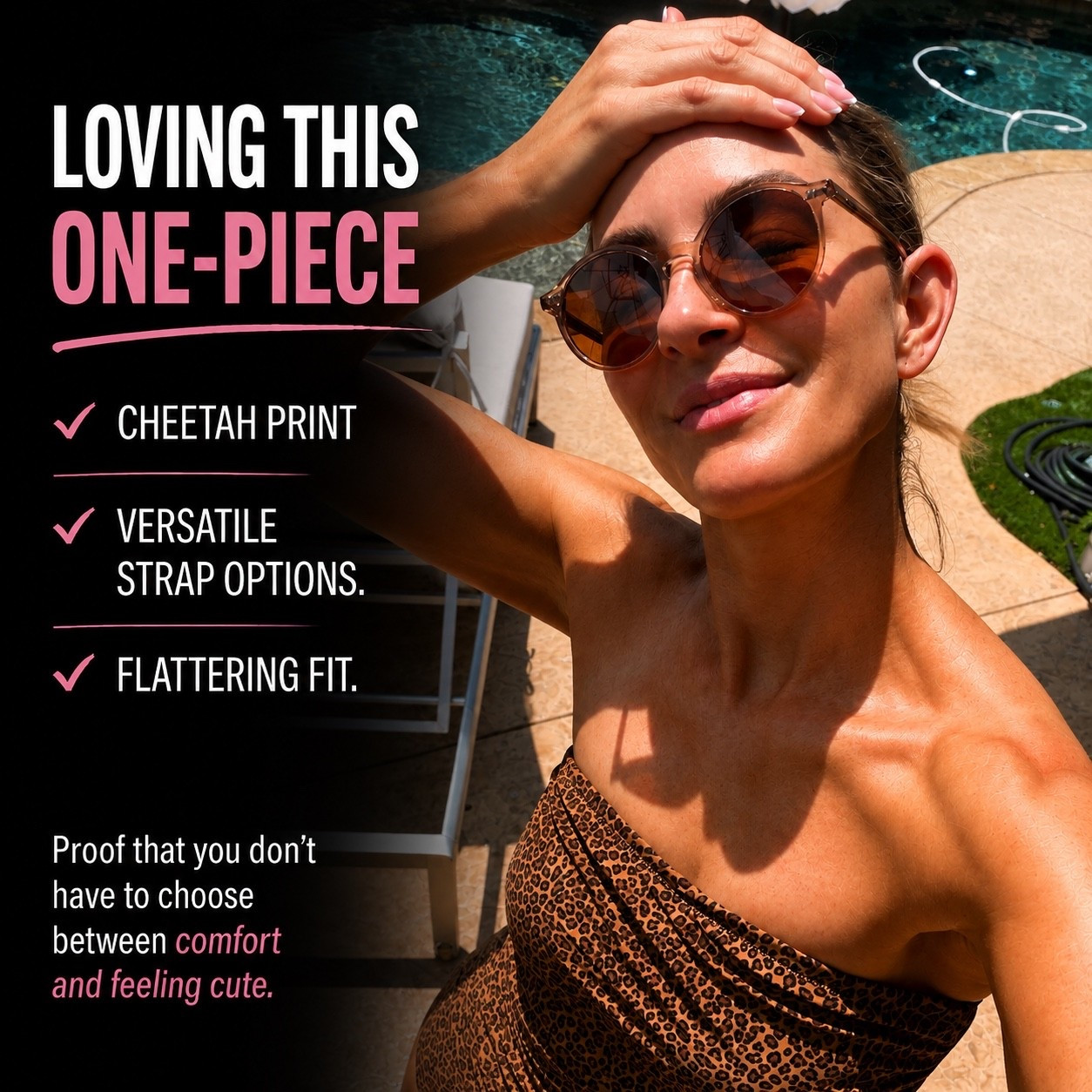 Available in long torso. Adjustable and removable straps. Flattering fit.